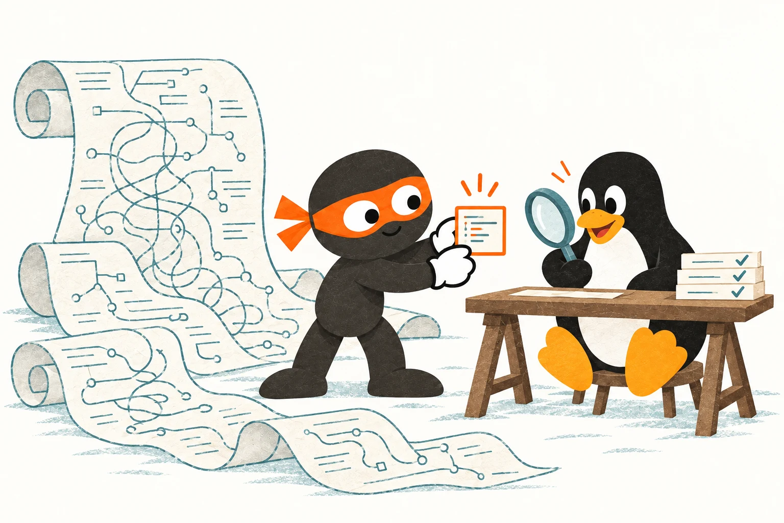 Zero turns a sprawling investigation into a focused patch for Tux to review