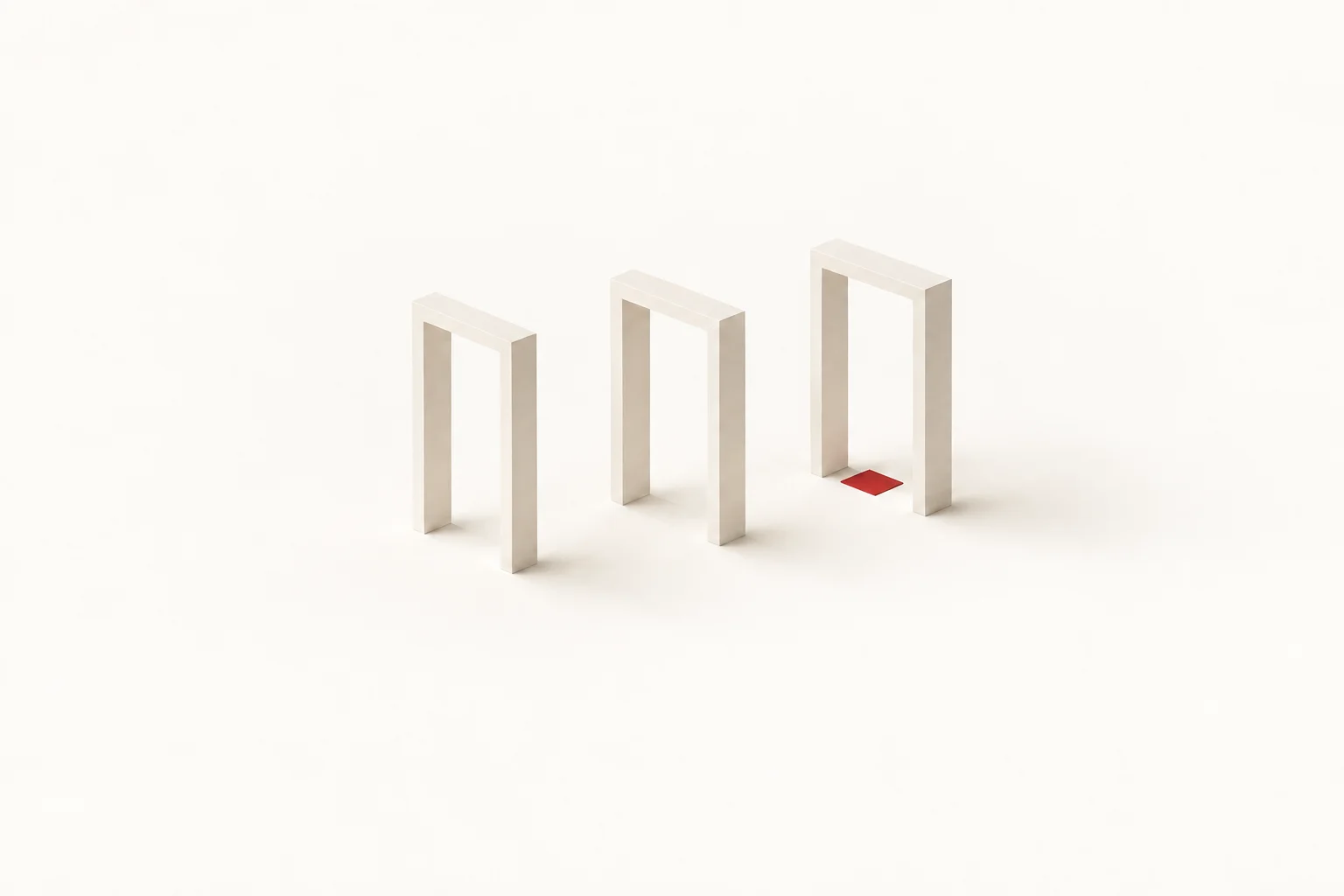 Three gates representing separate checks before a novelty claim