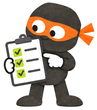 Zero presenting a completed checklist